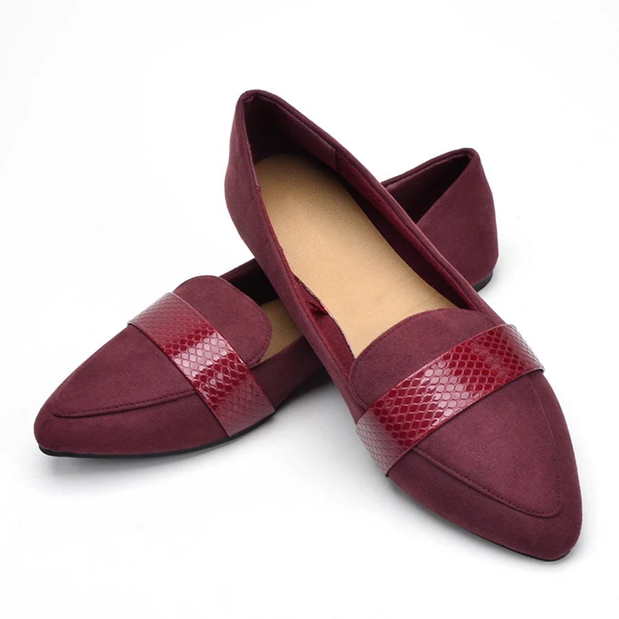 European and American style egg roll shoes solid color thickened soft sole women shoes spring sheep pattern flat shallow mouth c 2
