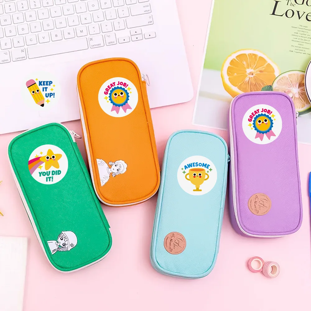 Reward Stickers for Kids Children Kindergarten School Encouragement Students Games Toy Animals Stationery Sticker 500pcs/roll