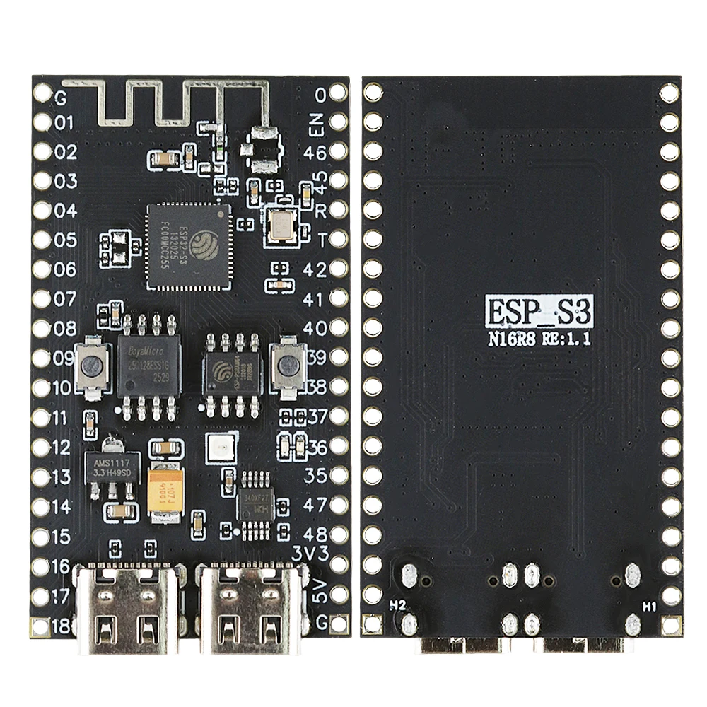 ESP32 S3 Entwicklungsboard Modul 2,4G Onboard WLAN BT Modul Original ESP32-S3 MCU N16R8 38PIN Typ-C 8M PSRAM 5V Ausgang