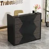 Front Desk Counter, 47 Inch Small Retail Counter Checkout, Lobby,  Small Office, Reception Area (47.2" W x 19.7" D x 43.3" H) 2