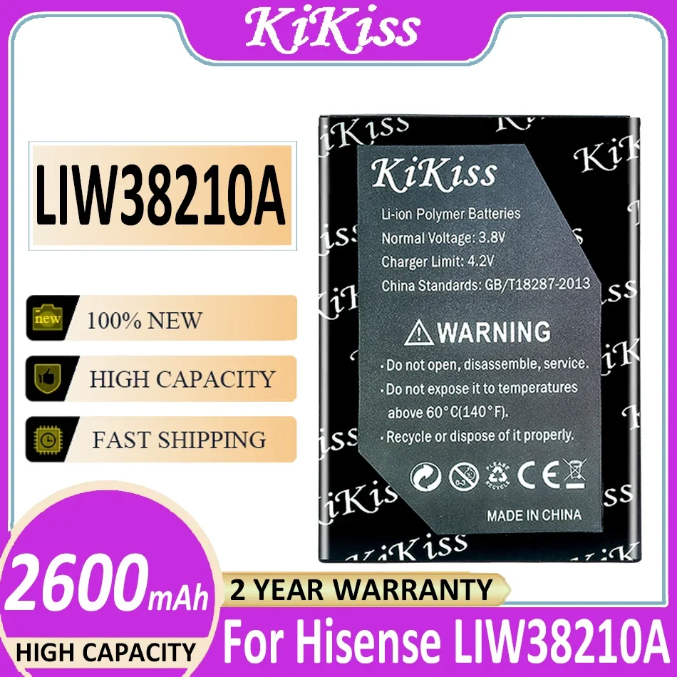 

Аккумулятор KiKiss 2600 мАч для батарей Hisense LIW38210A