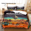 HOT Seven lionsBedding Set Single Twin Full Queen King Size Bed Set Aldult Kid Bedroom Duvetcover Sets 3D Anime Bed Sheet Set 4