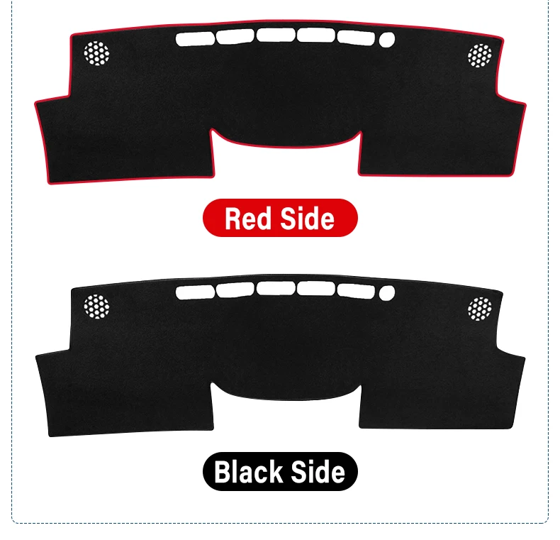 Auto-Armaturenbrett-Abdeckung, vermeidet Licht, Anti-UV-Teppiche, rutschfeste Matte für Toyota Prius V Alpha Daihatsu Mebius 2012–2018 2019 ZVW40 – Detail 5