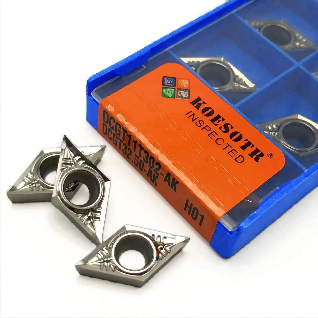SET 10 INSERTI PER UTENSILI TORNIO DA TAGLIO - 3mm - PLACCHETTE
