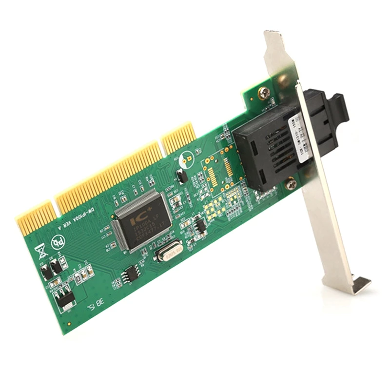 

PCIE двойной электрический порт гигабитная сетевая карта IP100A 100 Мбит/с PCI волоконно-оптическая сетевая карта