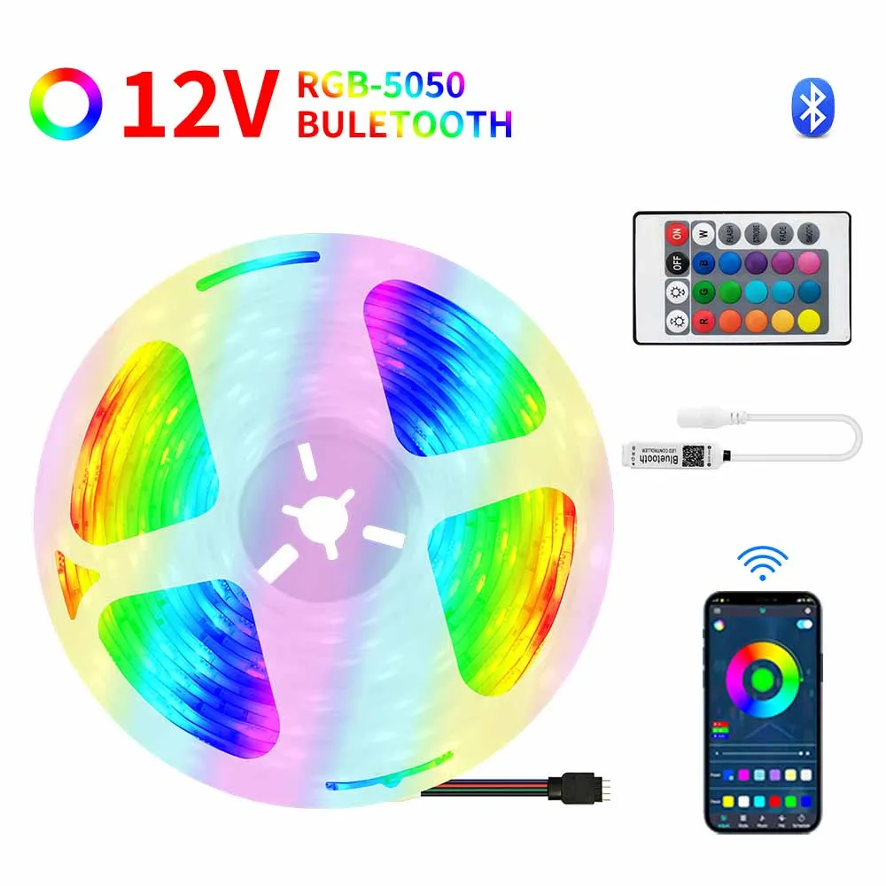 Светодиодная лента Rgb 5050 для декора мебели ТВ ПК светильник вой комнаты освещение
