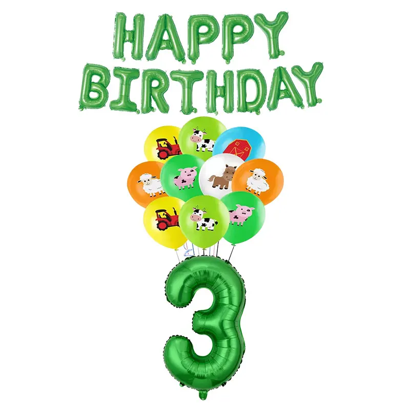 Zenon Farm Geburtstag Party Geschirr Kinder Tasse Teller Serviette Strohhalme Ballon Aufkleber Hintergrund Dekoration Zenon Farm Party Supplies – Detail 33