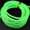 2M Fishing Night Luminous Tube Green Soft Silicone Fishing Sleeves Fishing Rig Hook Line Glow Pipe Light fishing Tackle Tool