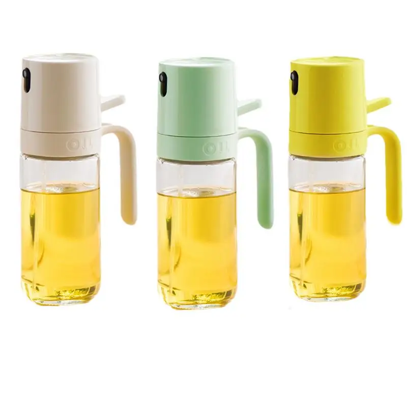 

250ml Oil Spray Bottle With Protruding Spout High Quality Oil Spray Kettle Double Leverage Oil Mister For Roasting and Baking