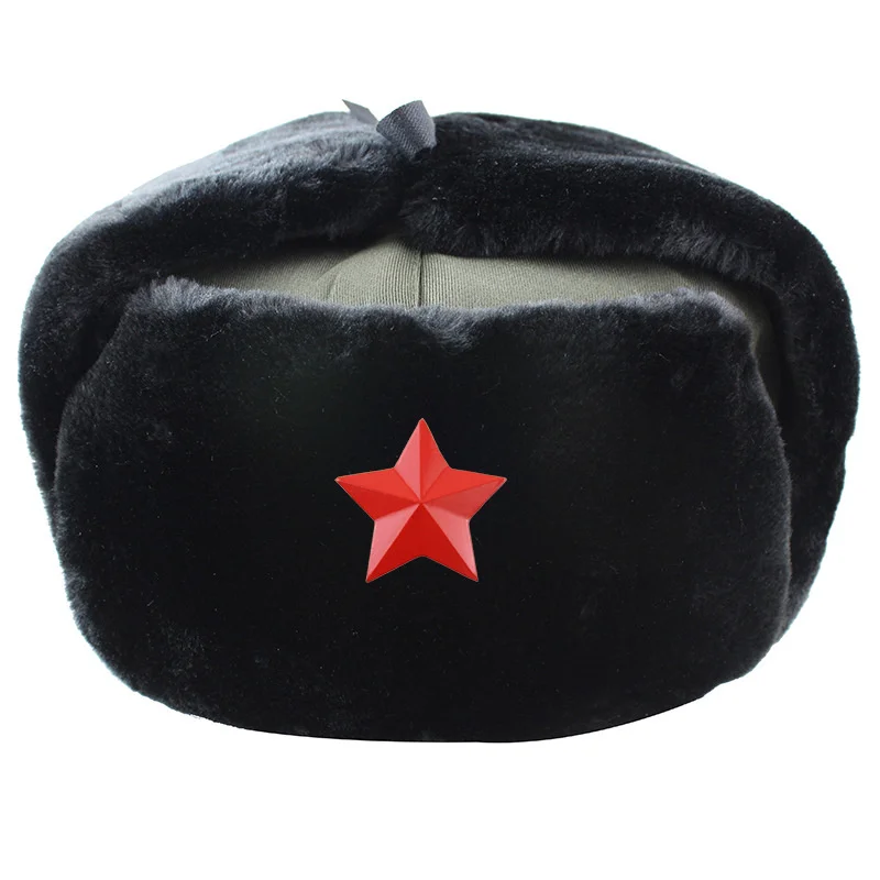 Ushanka Hat Winter Trapper Hats for Men Winter Ski Hat with Winter Ear Flap and Ski Windproof Mask Warm Trooper Hunting Hat