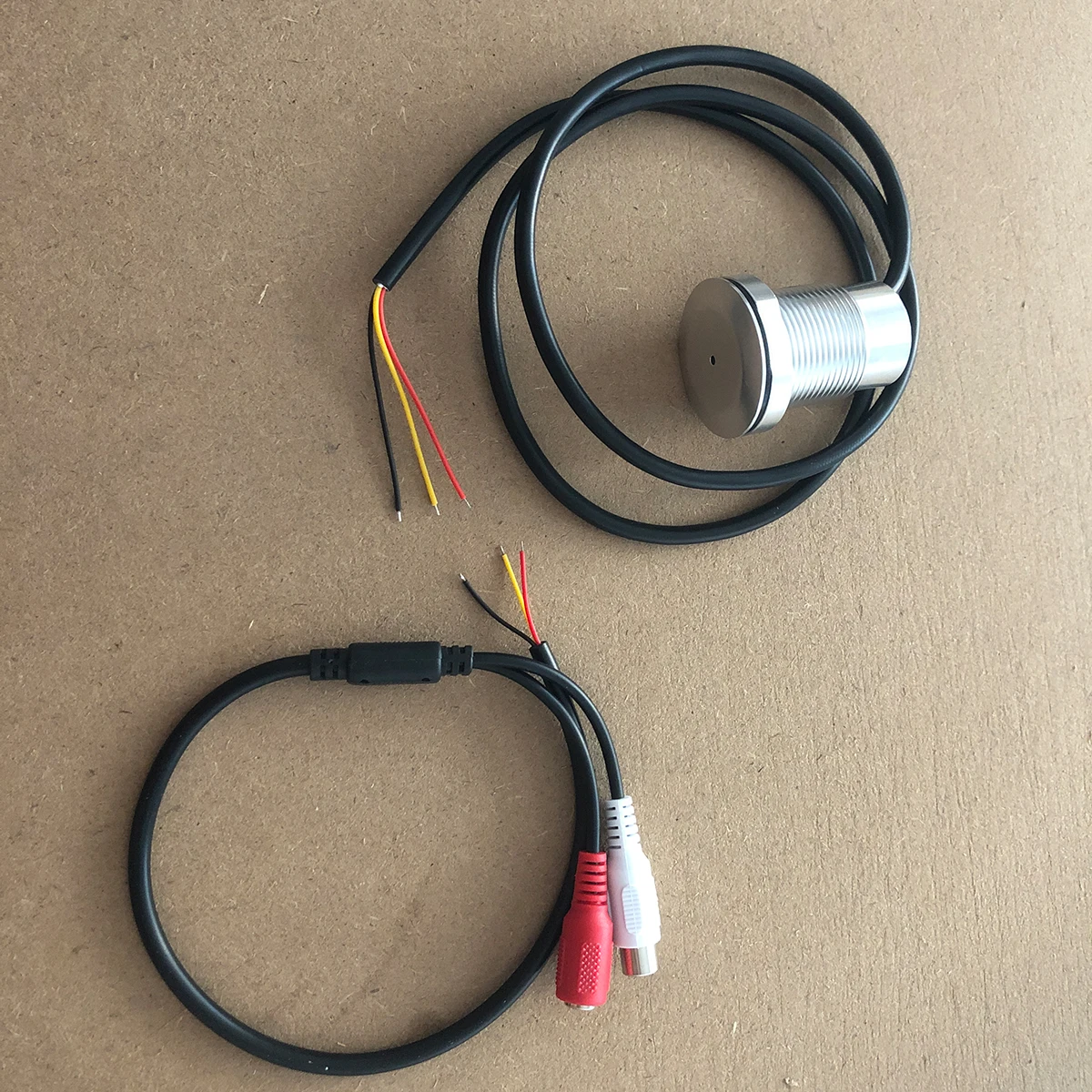 Microphone Sound Monitor Outdoor Waterproof IP67 Explosion-proof Monitoring Audio Pickup High Fidelity Noise Reduction Camera External Metal Microphone