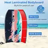 Lightweight Body Board Boogie Board with EPS Core XPE Deck HDPE Bottom Multicolor2-L