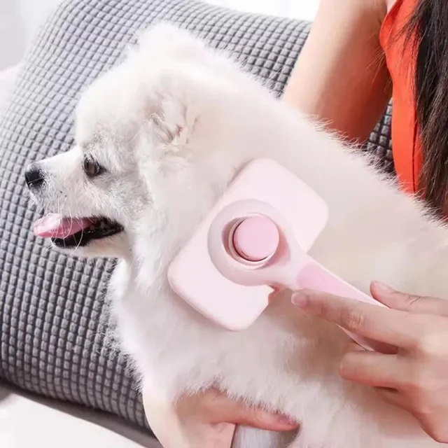 Dog Hair Remover Brush Cat Comb Grooming Massage Brush for Shedding Grooming Pet Removes Hairs Cleaning Bath Brush Dog Supplies 2