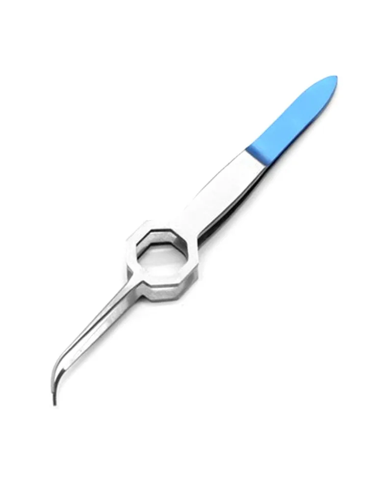 Hair transplanting hair planting tool planting hairline hairline fine hair follicle transplanting forceps platform without teeth