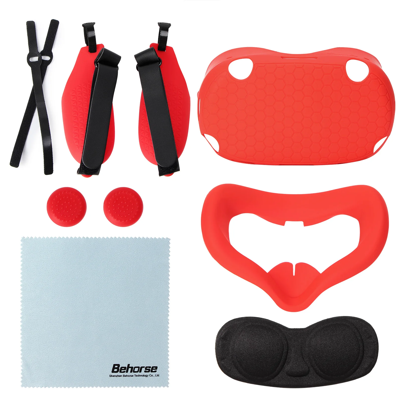 For Oculus Quest 2 VR Protective Cover Set VR Touch Controller With Knuckle Strap Handle Grip For Oculus Quest 2 Accessories 