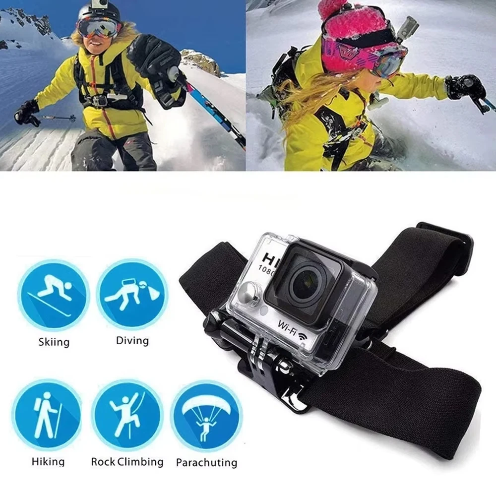 TKOOFN Support De V&eacute;lo / Moto De Cam&eacute;ra GoPro, Support De Guidon En M&eacute;tal Rotatif R&eacute;glable