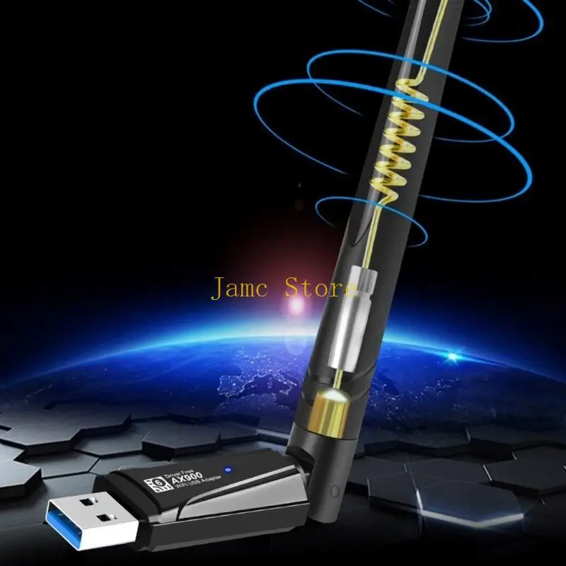 LX0B USB WiFi 수신기 송신기 2 in 1 DualBand 900M 전송 넓은 적용 범위
