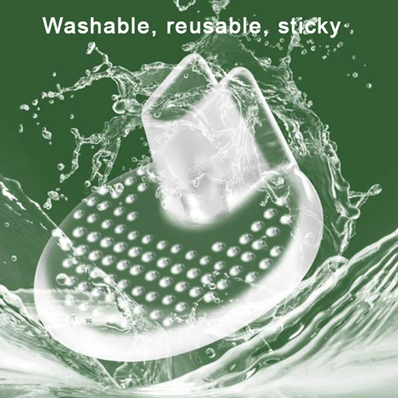 Silicone Anti-slip Flip Gel Cushion Pad Small Round Dot Anti Slip Flip-flop GEL Forefoot Shoe Pad Toe Protector 2PC shoe insoles toe pads