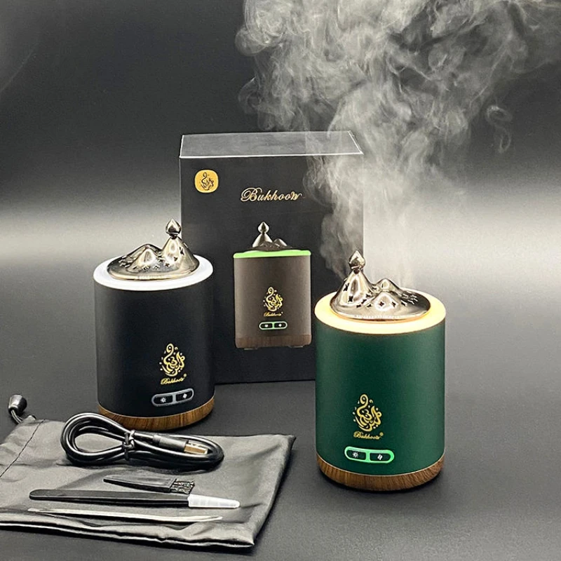 Saudi Arabia Ramadan Usb Electric Incense Burner Rechargeable Portable Oud Bakhoor Burner With