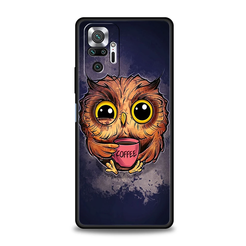 Adorable Cartoon Owl Silicone Phone Case - Stylish and Protective Cover
