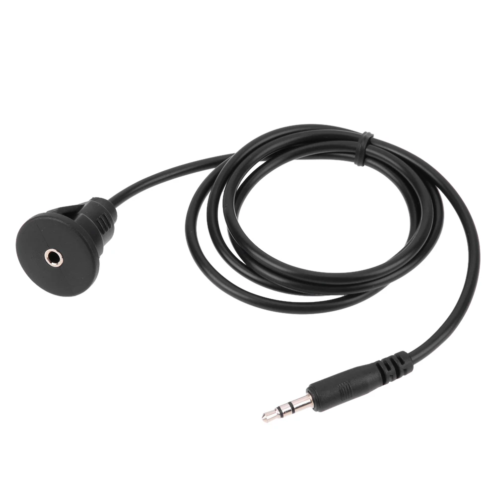 1m 남성-여성 3.5mm-3.5mm AUX 연장 플러시 마운트 케이블