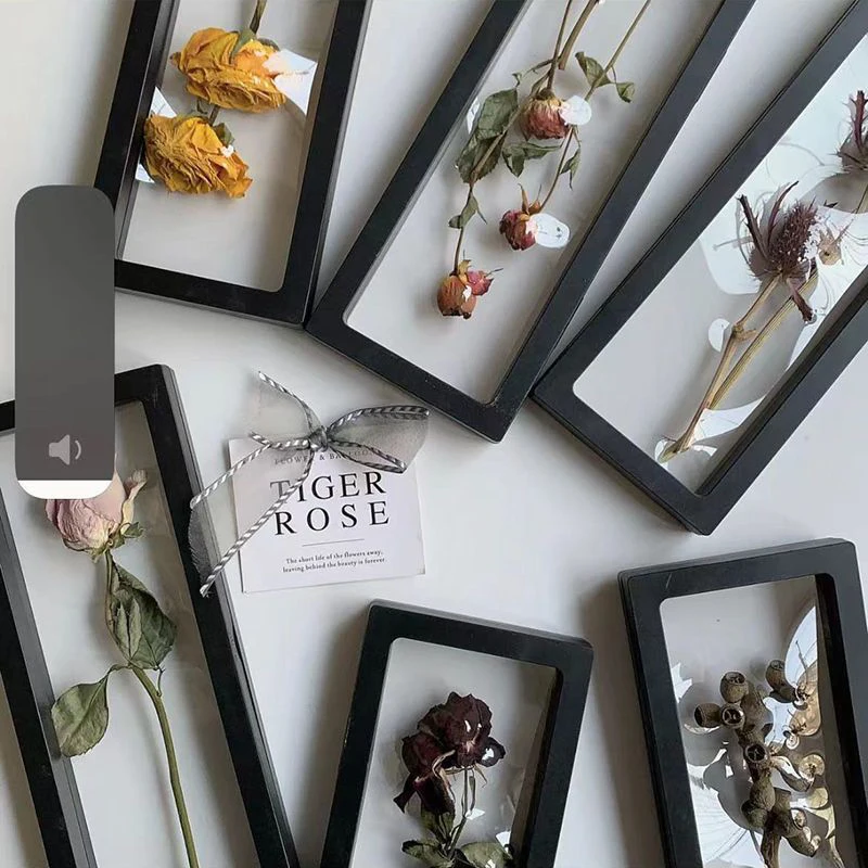 Three-dimensional Hollow Specimen Rack DIY Handmade Photo Frame Table Butterfly Insect Clay Dried Flower Preservation photo frame