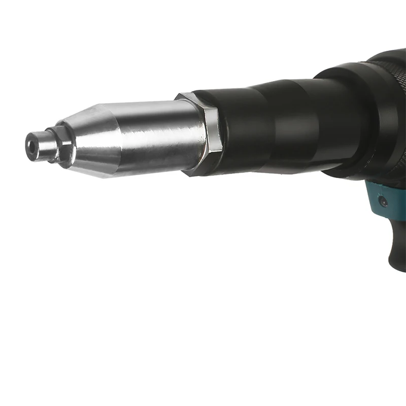 Brushless Electric Rivet Gun 2.4-4.8mm Rivet Nut Gun Automatic Riveting Tool With LED Light For Makita 18V Battery No Battery rivet gun rivet nut tool rivet gun set