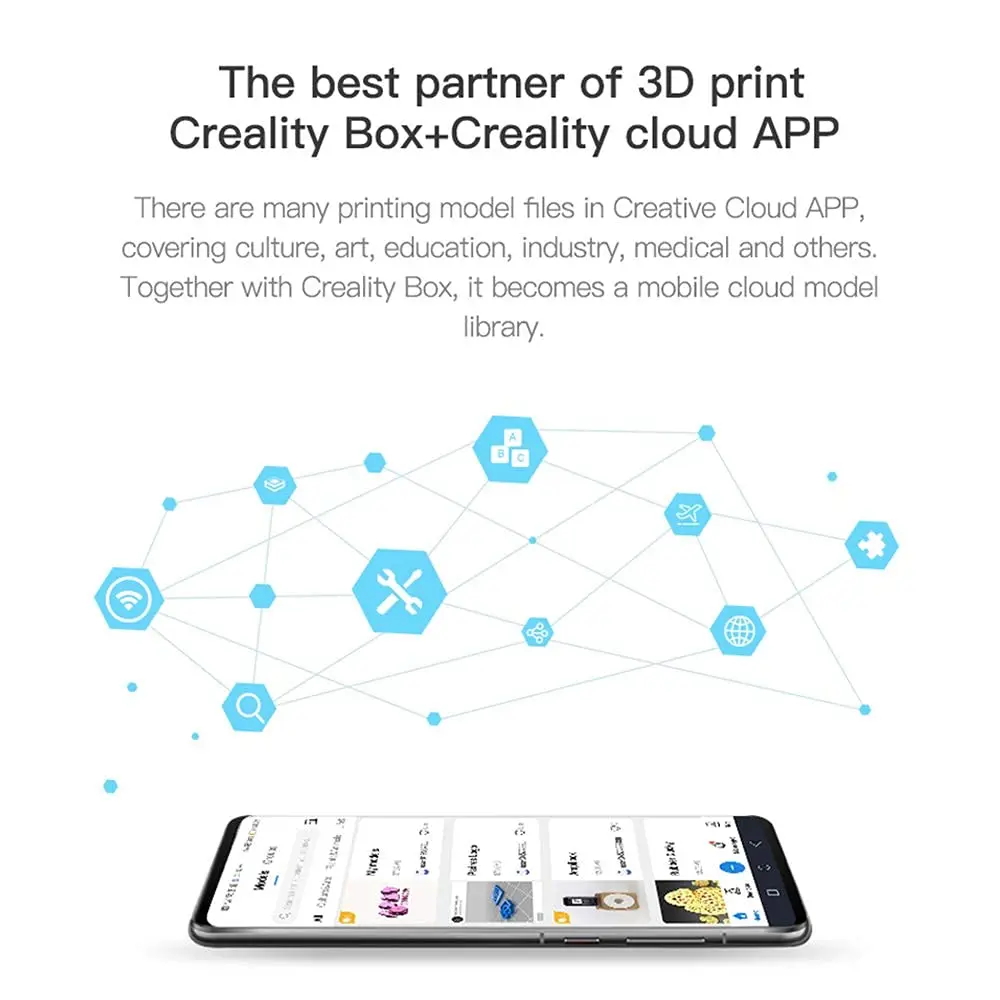 Módulo wi-fi Creality Wifi Caixa 3d Kit Inteligente com Câmera Web Nuvem Fatia Controle Remoto sem Fio Real-tempo de Monitoramento 3d Peças de Impressora - Imagem 5