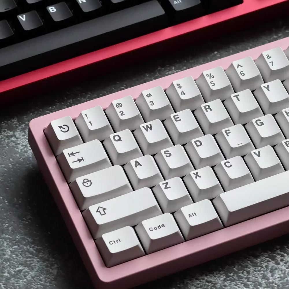 Teclado Mecânico Personalizado Teclas Aifei Wob Bow Branco Preto Pbt Tiro Duplo Perfil Cereja Gk61 Anne Pro 121 Teclas - Imagem 5