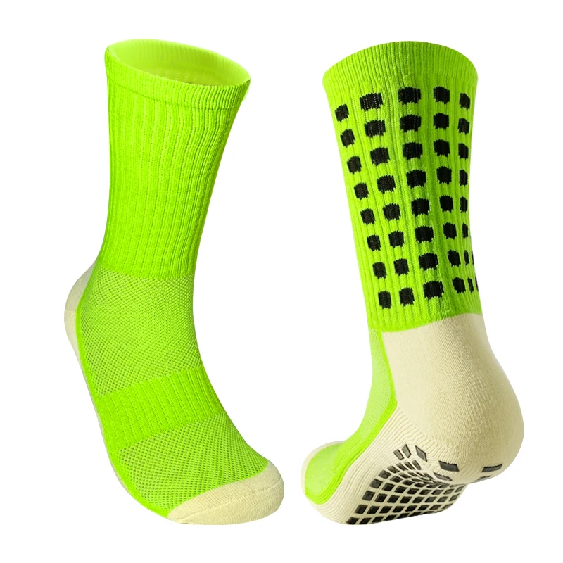 Anti-slip Football Socks Men Women Non-slip Soccer Basketball Tennis Sport Socks Grip Cycling Riding