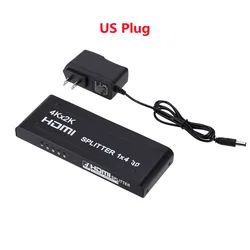 Ultra HD HDMI 4 - Way Video Splitter & Amplifier (US)