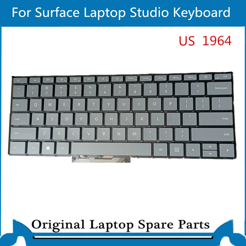 para o Teclado Microsoft Surface Laptop Studio 1964 Eua Cinza Novo