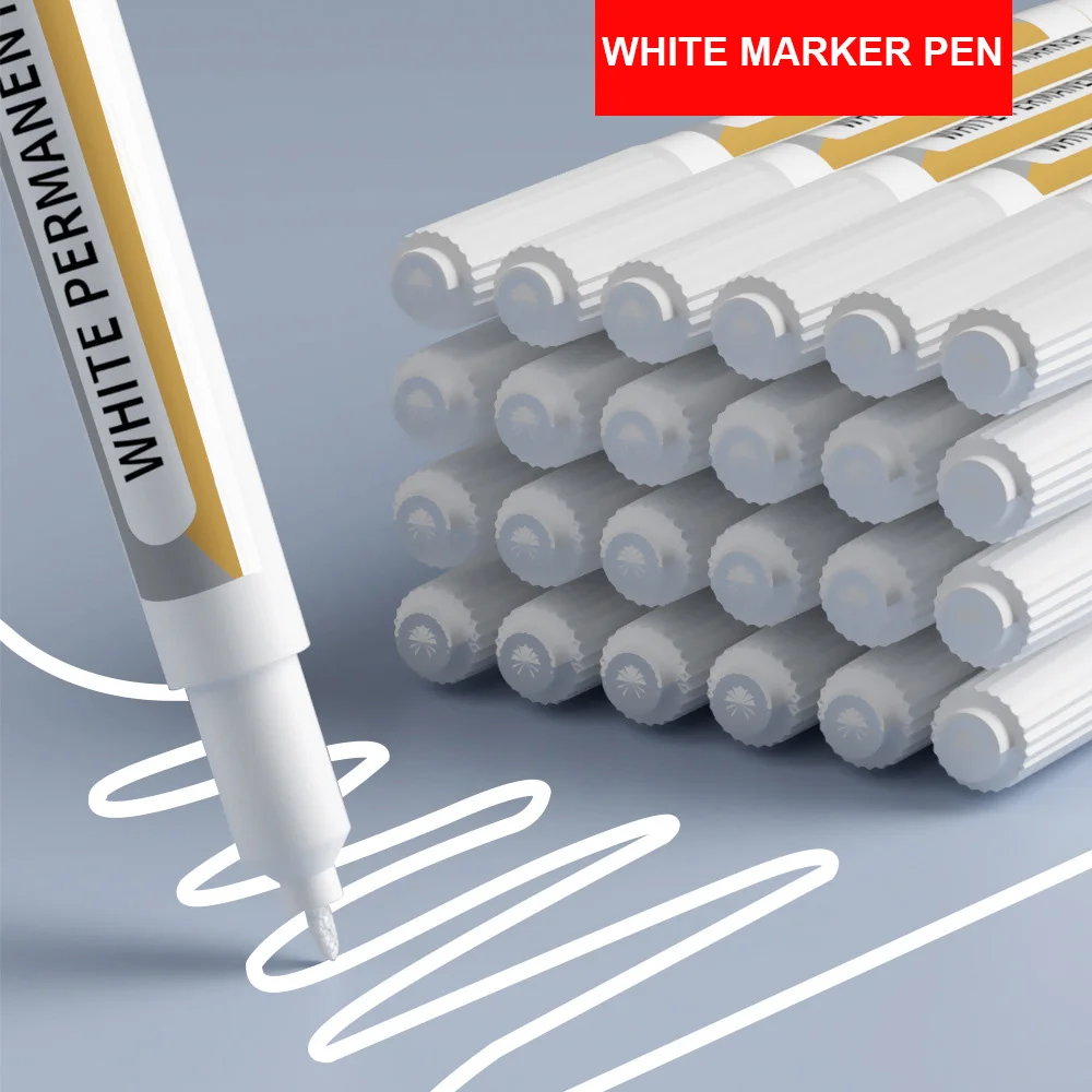 3/5/10Pcs White Chalk Marker Erasable Blackboard Pens Liquid Chalk Markers Dry Marker Pens 3