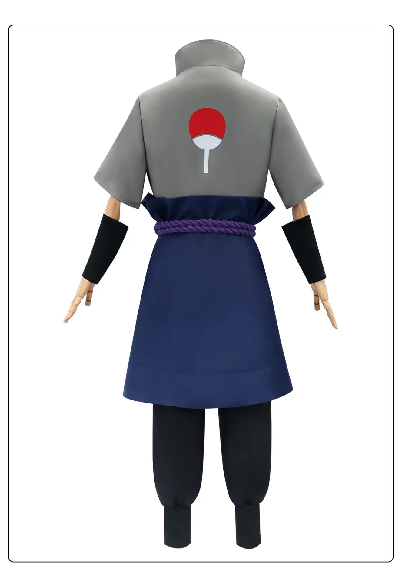 Naruto Uchiha Sasuke Ninja Uniform Cosplay Costume