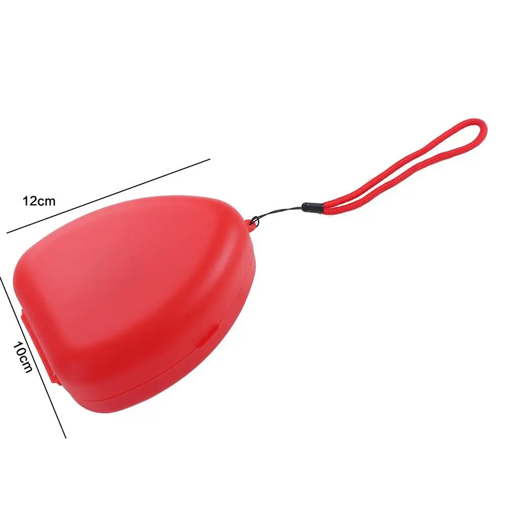 Reuseable CPR Breathing Mask Breathing Mask One-way Valve Tools Artificial Respiration Professional Red Cpr Rescue