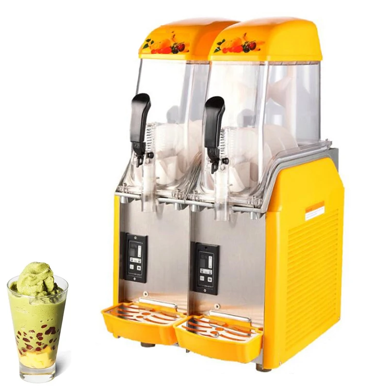 

110V 220V Electric Snow Melting Machine 12L Smoothie Machine Commerical Slush Machine Cold Drink Maker