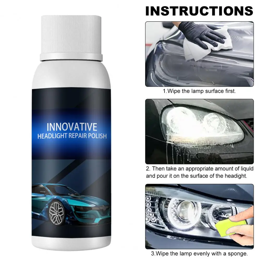 Lamp Maintenance Car Care Car Coating Yellowing Scratch Removal Lamp Repair Fluid for Vehicle