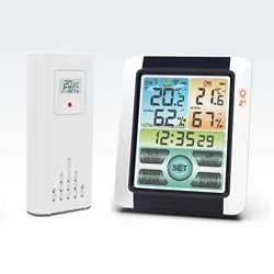 Advanced Wireless Indoor - Outdoor Weather Station with Multi - Sensor Temperature and Humidity Monitoring (BT - EN8851)