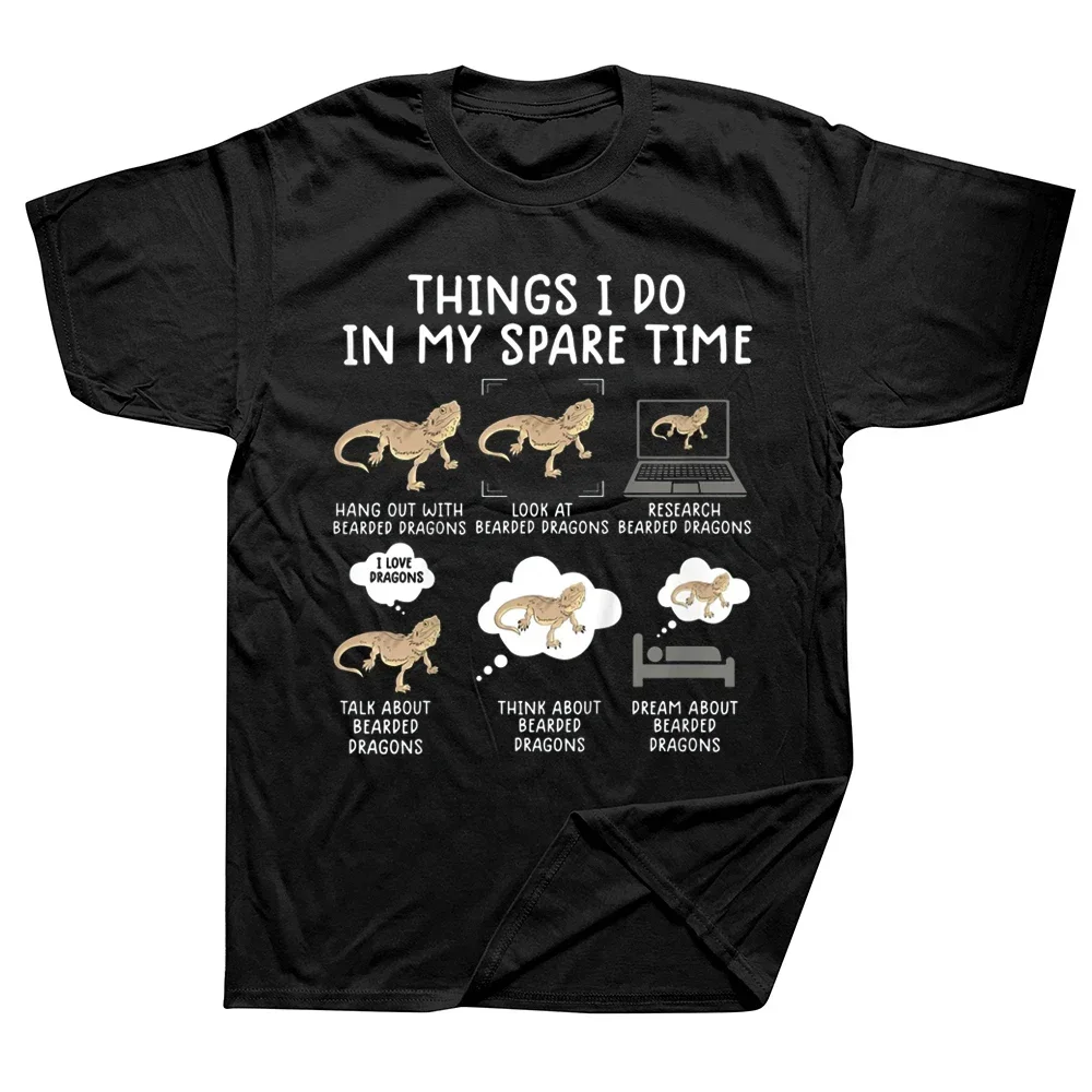 

Funny Bearded Dragon T Shirts Graphic Cotton Streetwear Short Sleeve Birthday Gifts Summer Style T-shirt Mens Clothing