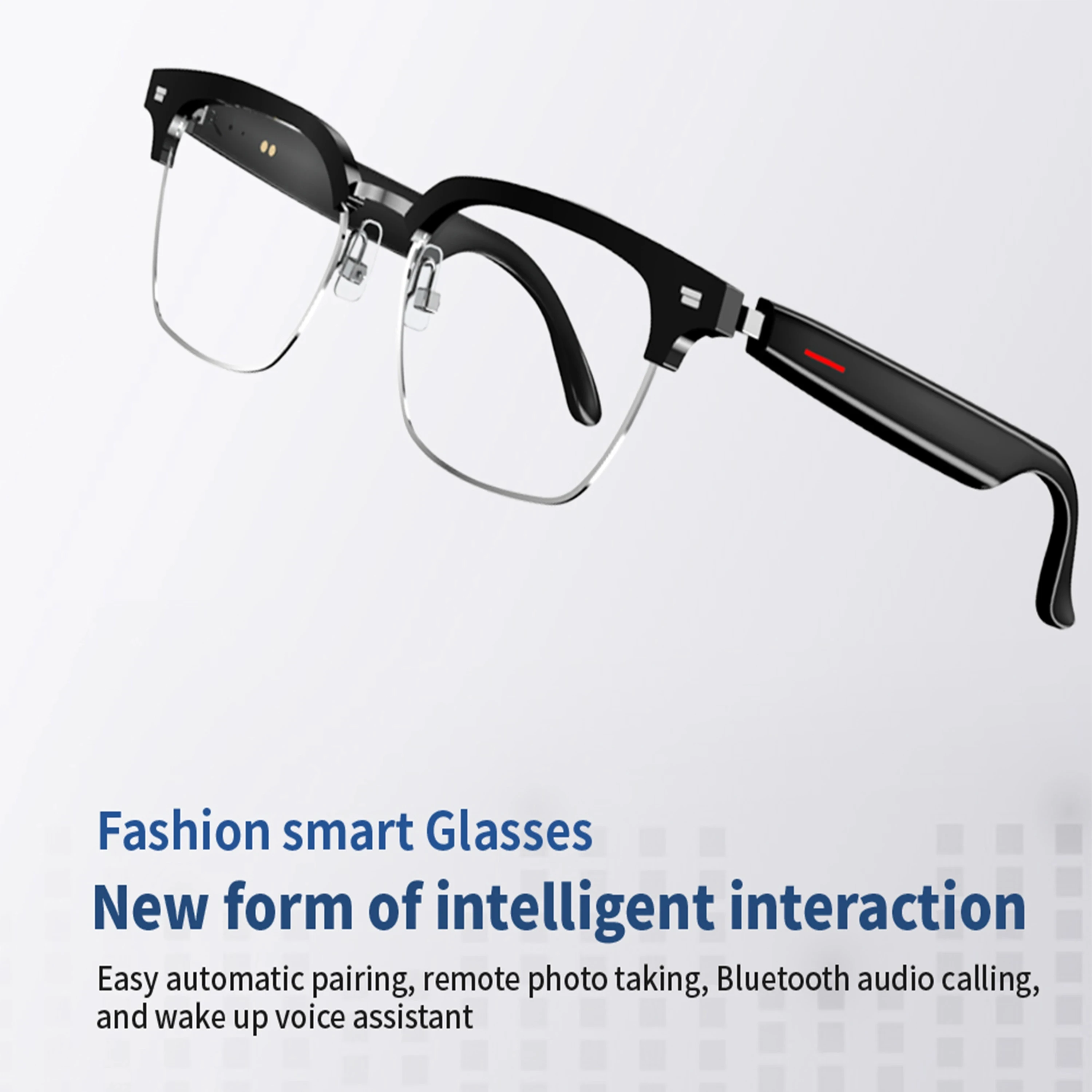 

SITU 2023 Audio Smart Glasses Blue Light Filtering Lenses Open Ear Listen Music and Calls Bluetooth Glasses for Men & Women