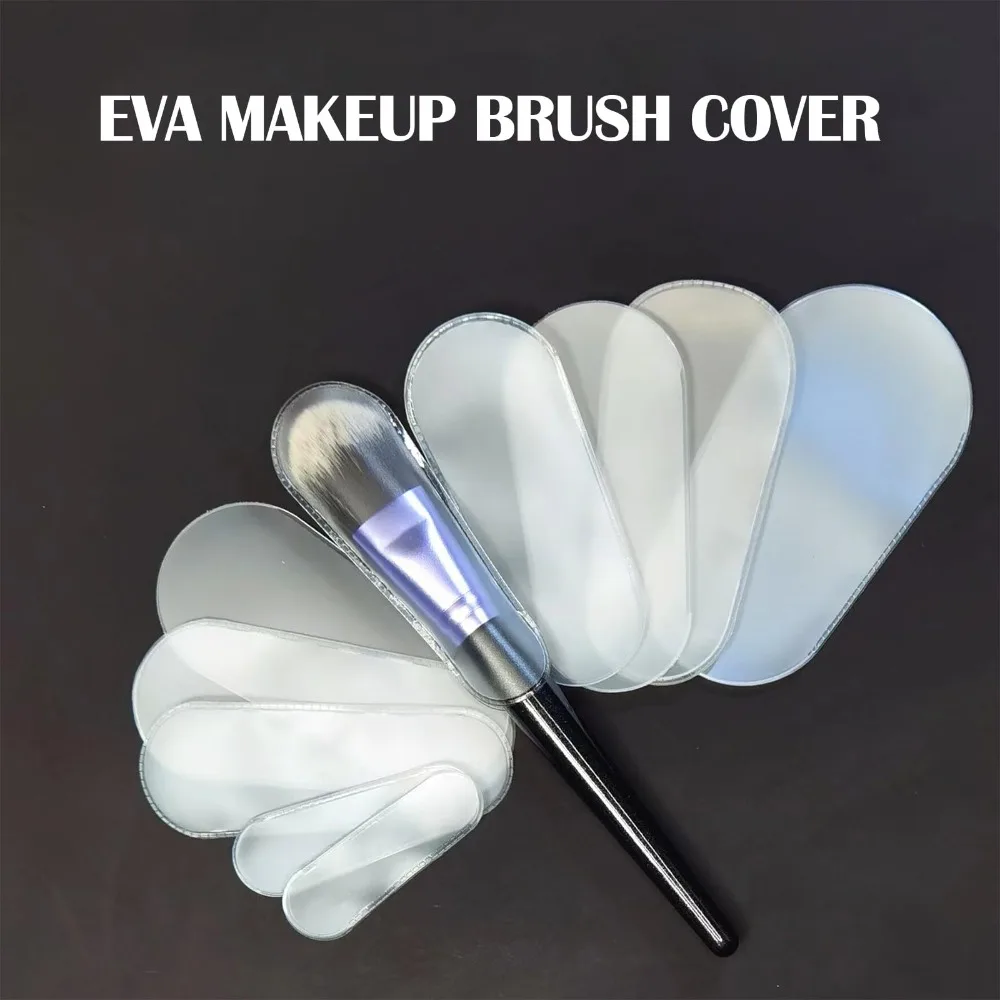 18PCS Makeup Brush Guards - 9-Size Universal Fit, Odorless & Dust-Proof for Travel Storage (Gift Ready)