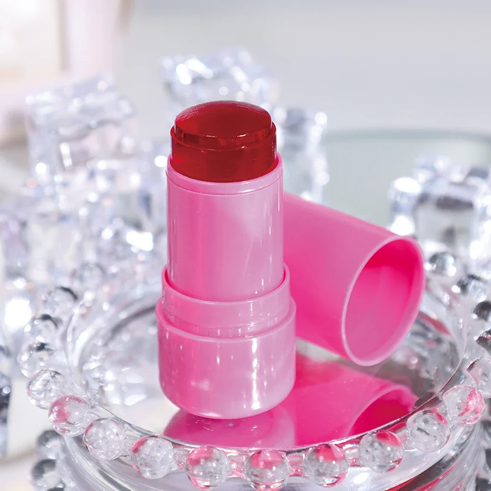 Private Label 3-in-1 Milk Jelly Tint Blush Custom Logo Facial Blusher Stick Lipstick Matte Face Contour Rouge Makeup Wholesale 4