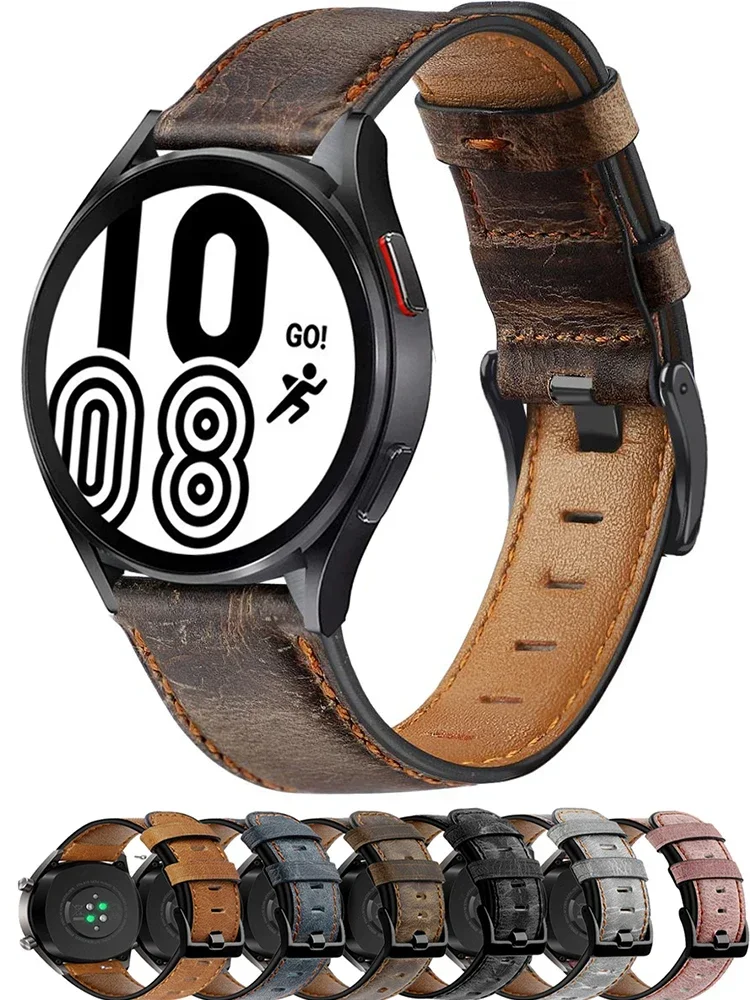 Vintage Leather Watch Strap – Timeless Elegance