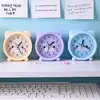 Alarm Clock Cute Cartoon Shape Silent Movement Battery Powered Portable Alarm Clock Bedroom Decoration 4