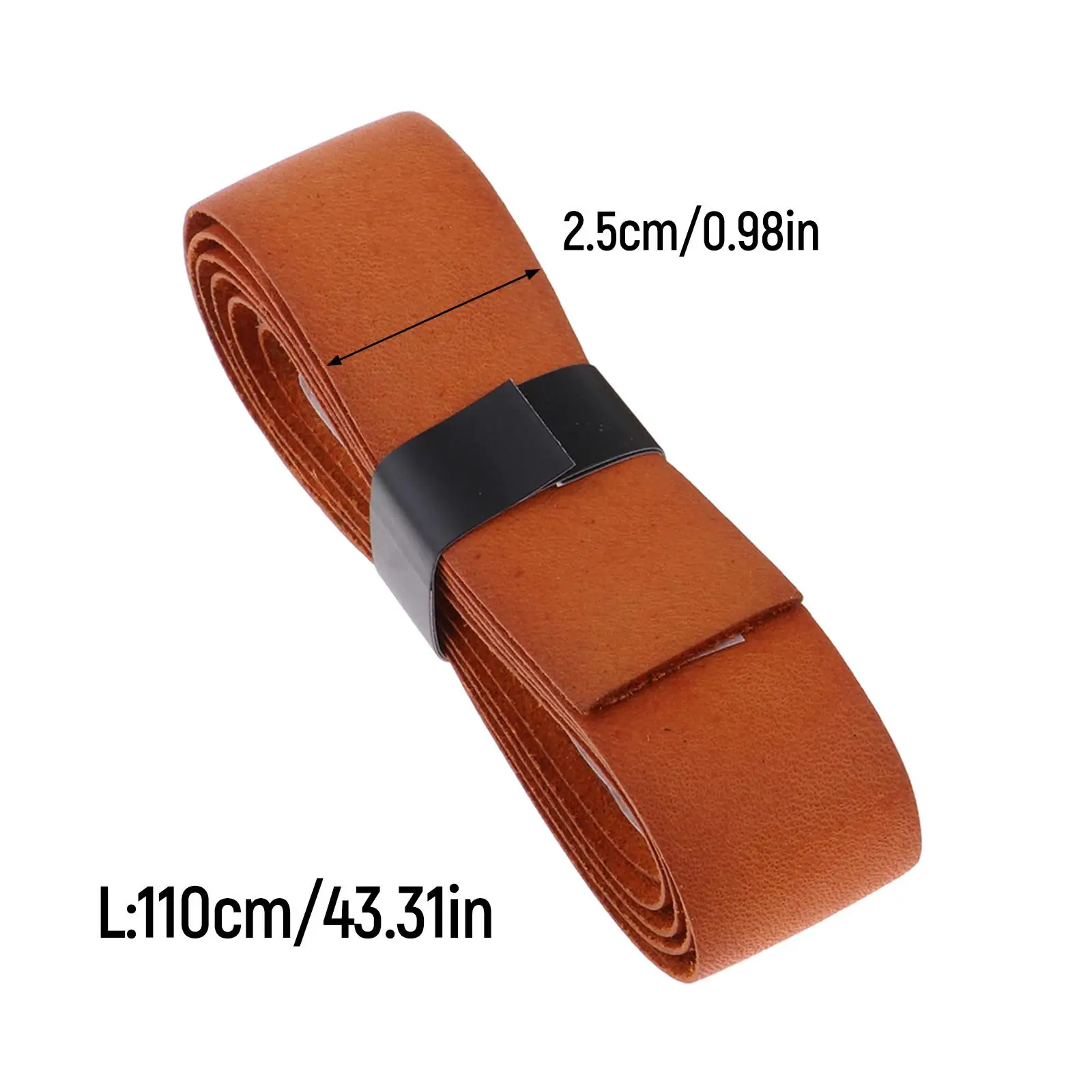 Tennis Badminton Racket Overgrips for Anti- and Absorbent Leather Grip, Brown