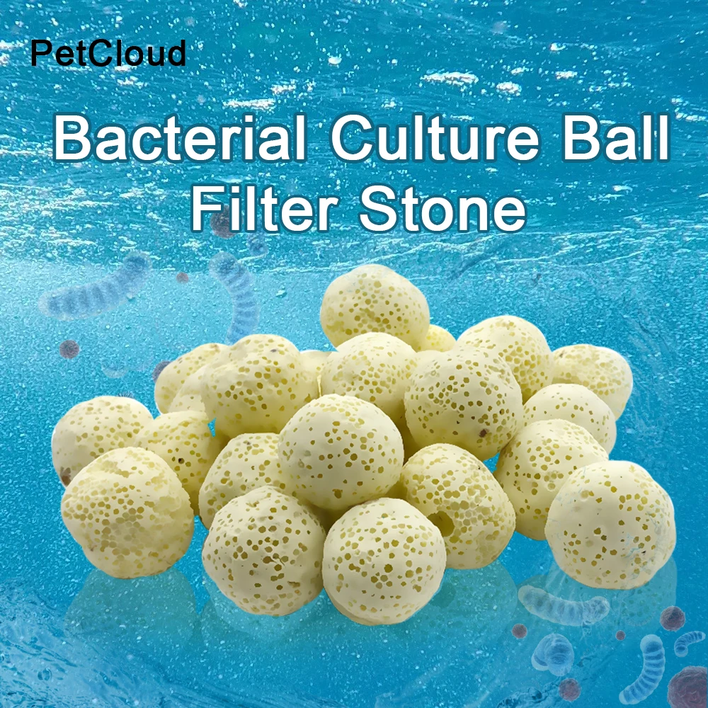 100g Aquarium Filter Bio Stone Far InfrNano Bacterial Ball Biochemical Culture Stone Filtration Fish Tank Water Clean Supplies