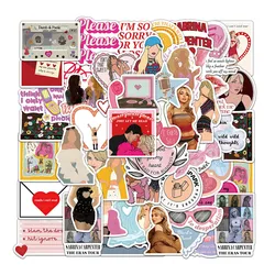 Sabrina Carpenter Waterproof Sticker Pack - 50PCS for Laptops, Phone Cases, Suitcases, and Water Cups (100PCS)