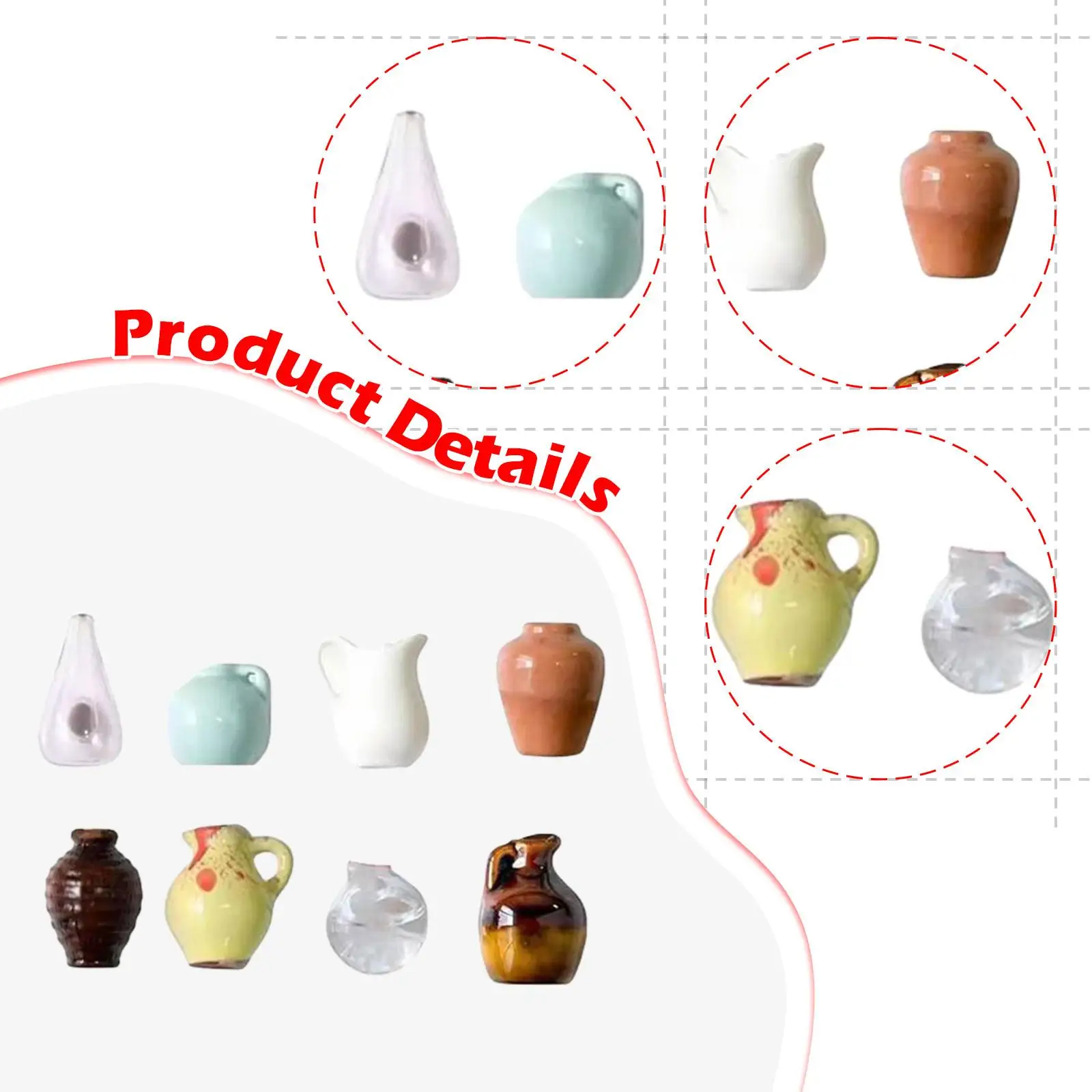 8 Pieces Mini Vase Fridge Magnets Resin Cute Funny Flower Arrangement Tiny Vases Ornaments for Locker Cabinet Kitchen Door Decor https://ae01.alicdn.com/kf/Sf372b0ef4ae34356be91f2226cae8747a.jpg