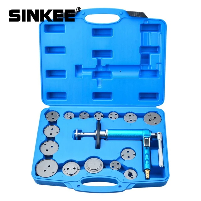 16pcs Pneumatic Air Rear Disc Brake Caliper Piston Pad Compressor Wind Back  Service Tool Brake Pad Exchanger Caliper Tool - AliExpress