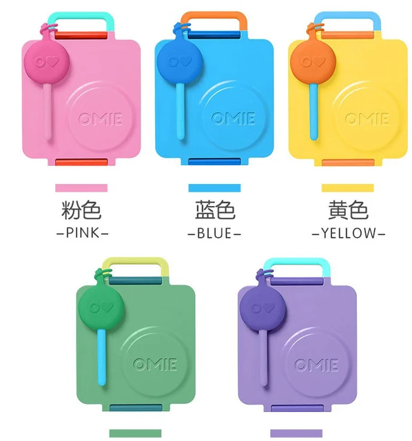 OmieBox V2 Portable Lunch box Children stainless steel insulated lunch box  compartment design carrying lunch box carrying handle - AliExpress